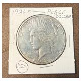 1926 S Silver Peace Dollar