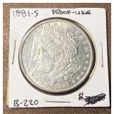 1881-S Morgan Silver Dollar