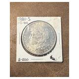1881-S Morgan Silver Dollar