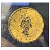 1997 5 Dollar Gold Maple Leaf Coin