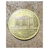 1999 Austrian 200 Schilling Gold Coin