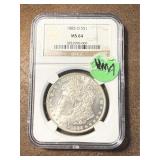 MS64 1885-O Morgan Silver Dollar