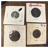 4 Ancient Coins