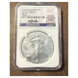 MS70 2023-W Silver Eagle Coin