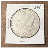 1881 Morgan Silver Dollar
