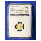 MS 70 2000 $5 Eagle Gold Coin