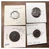 4 Ancient Coins