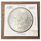 1886 Morgan Silver Dollar