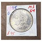 1885-O Morgan Silver Dollar