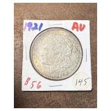 1921 Morgan Silver Dollar