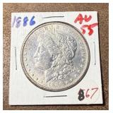 1886 Morgan Silver Dollar