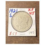 1921 S Morgan Silver Dollar