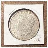 1885 Morgan Silver Dollar
