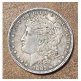 1885-O Morgan Silver Dollar