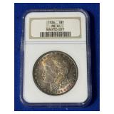 MS 64 1886 Morgan Silver Dollar