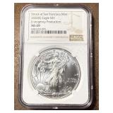 MS 69 2020 S Silver Eagle $1 Coin