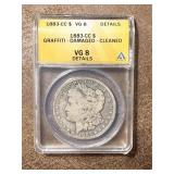 1883 CC Morgan Silver Dollar