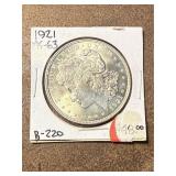 1921 Morgan Silver Dollar