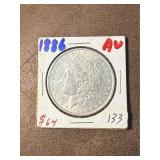 1886 Morgan Silver Dollar