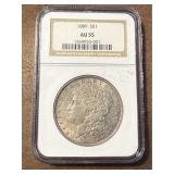 1889 Morgan Silver Dollar