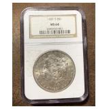 MS64 1881-S Morgan Silver Dollar
