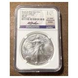 MS 70 2023(W) Silver Eagle Coin