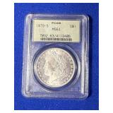 MS63 1879-S Morgan Silver Dollar