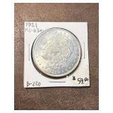 1921 Morgan Silver Dollar