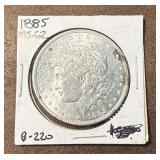 1885 Morgan Silver Dollar