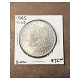1885 Morgan Silver Dollar