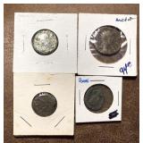4 Ancient Coins