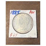 1885 Morgan Silver Dollar