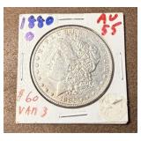 1880-O Morgan Silver Dollar