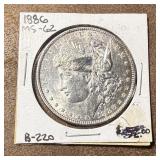 1886 Morgan Silver Dollar