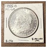 1885-O Morgan Silver Dollar