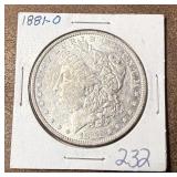 1881-O Morgan Silver Dollar