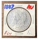 1887 Morgan Silver Dollar
