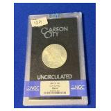 1880 CC MS64 Morgan Silver Dollar