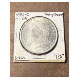 1881-O Morgan Silver Dollar