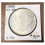 1885 Morgan Silver Dollar