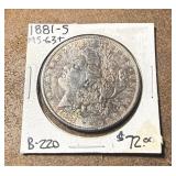 1881-S Morgan Silver Dollar