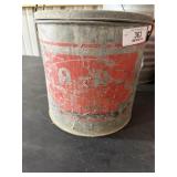 Vintage Galvanized Minnow Bucket