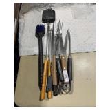 Lot of Grilling Tools