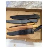 Lot of Fishing Knives