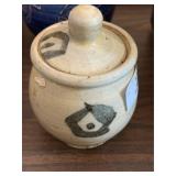 Hand Crafted Pottery Sugar Container