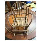 Wooden Doll Rocking Chair