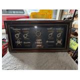 Large Framed Nautical Rope Ties