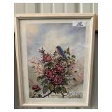 Signed Bird Print