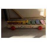 1964 Fisher Price Xylophone Pull A Tune Toy