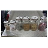 Vintage Ball Idea Jars & Contents